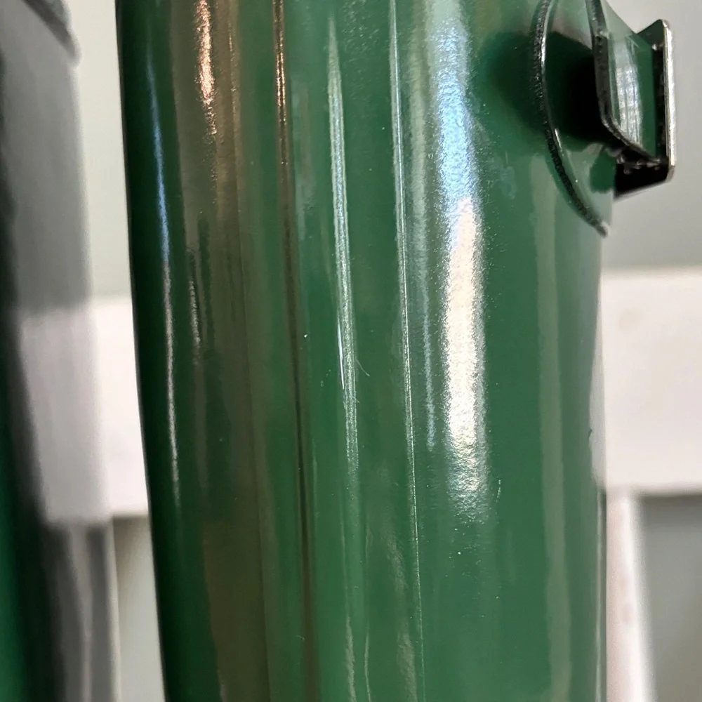 Hunter Dark Green Glossy Rain Boots - Picture 4 of 6